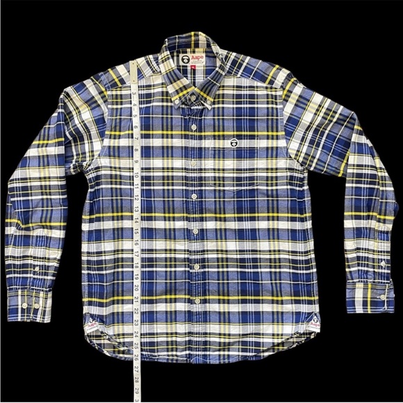 Bathing Ape Flannel Button Down Shirt (M) - Picture 3 of 15